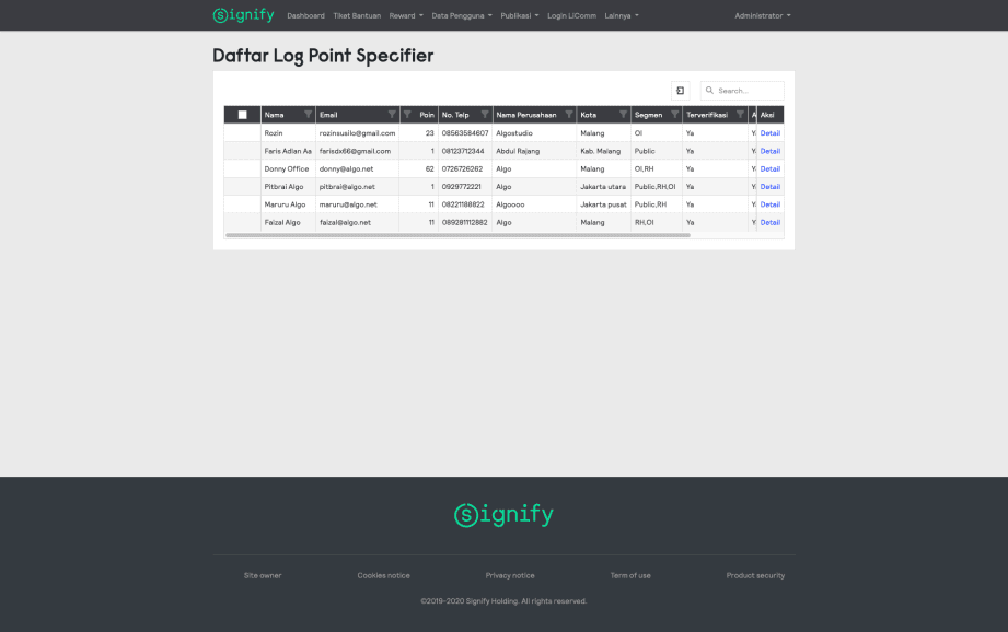 Signify Specifier Club Screenshot 1